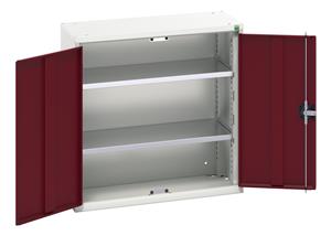 16926108.** verso wall / shelf cupboard with 2 shelves. WxDxH: 800x350x800mm. RAL 7035/5010 or selected